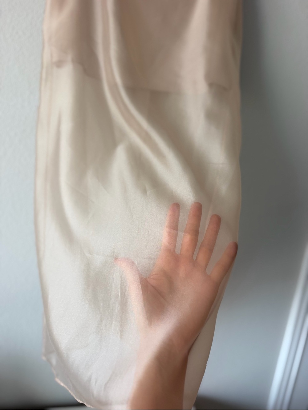Antonio Melani Priscilla Skirt Womens 8 Taupe Satin Midi NWT Lined Formal $120 - Picture 4 of 14